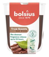 Bolsius geurglas 80/73 oud wood