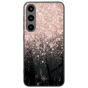 Samsung Galaxy S25 glazen hardcase - Marmer twist