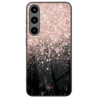 Samsung Galaxy S25 glazen hardcase - Marmer twist