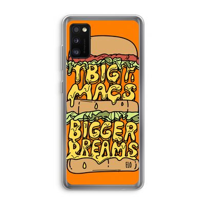 Big Macs Bigger Dreams: Samsung Galaxy A41 Transparant Hoesje