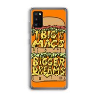 Big Macs Bigger Dreams: Samsung Galaxy A41 Transparant Hoesje