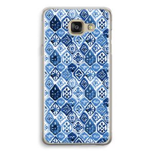 Blauw motief: Samsung Galaxy A5 (2016) Transparant Hoesje