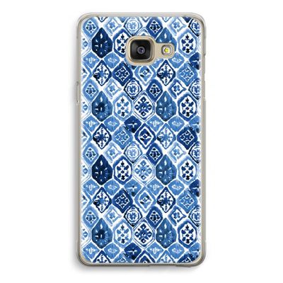 Blauw motief: Samsung Galaxy A5 (2016) Transparant Hoesje