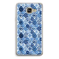 Blauw motief: Samsung Galaxy A5 (2016) Transparant Hoesje