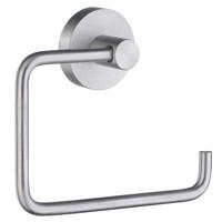 Smedbo Home Toiletrolhouder - zonder klep - geborsteld chroom HS341