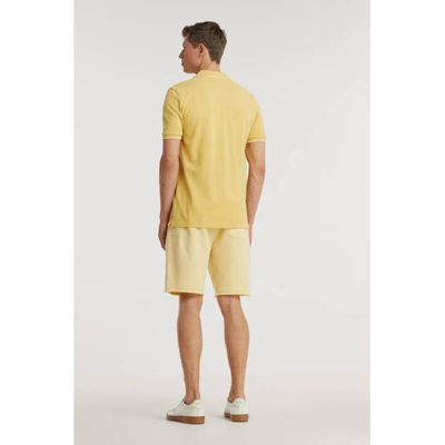 Scotch & Soda regular fit polo van biologisch katoen lichtgeel Scotch & Soda regular fit polo van biologisch katoen lichtgeel