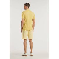 Scotch & Soda regular fit polo van biologisch katoen lichtgeel - thumbnail