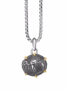 David Yurman pendentif Cancer en or 18ct et argent sterling