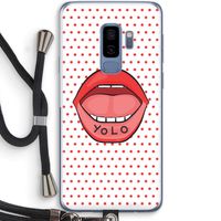 Yolo Denise: Samsung Galaxy S9 Plus Transparant Hoesje met koord