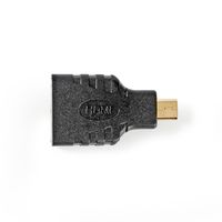 Nedis CVGB34907BK tussenstuk voor kabels HDMI Micro HDMI Zwart
