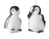 Pinguin plc l5b6.50h9cm zwrt/wit a2 - Decoris