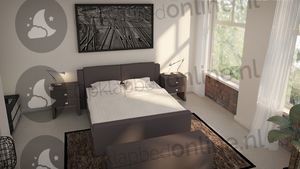 Elektrische boxspring 140 x 190 cm- stofkleur 7032