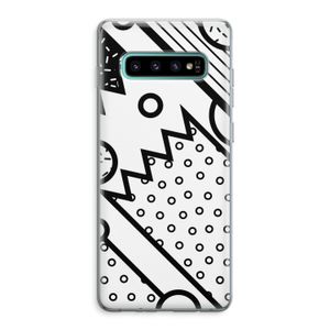 Pop Art #4: Samsung Galaxy S10 Plus Transparant Hoesje