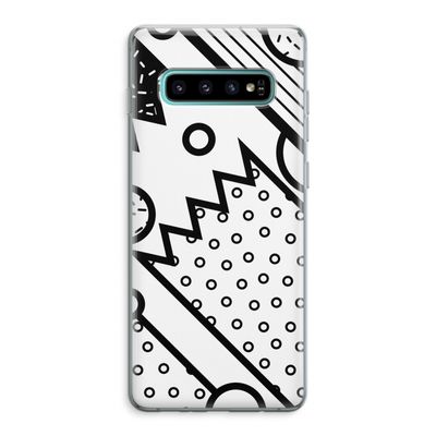 Pop Art #4: Samsung Galaxy S10 Plus Transparant Hoesje