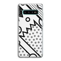 Pop Art #4: Samsung Galaxy S10 Plus Transparant Hoesje