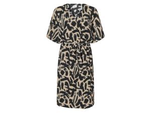 esmara Dames jurk - plus size (Beige/print, 3XL (56/58))