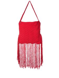 Nannacay sac cabas Chloe en crochet - Rouge