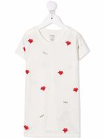 Ralph Lauren Kids t-shirt à cœurs brodés - Blanc - thumbnail