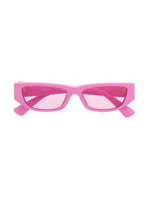 Versace Kids lunettes de soleil à monture rectangulaire - Rose