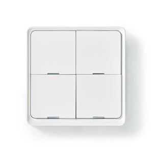Nedis SmartLife Wandschakelaar | Zigbee 3.0 | Muurmontage | Android / IOS | Kunststof Smart home accessoire Wit