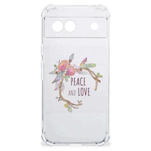 Google Pixel 8A Stevig Bumper Hoesje Boho Text