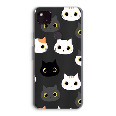 Katten: Google Pixel 4a 5G Transparant Hoesje