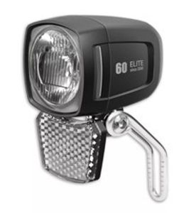 Elite Lynx koplamp 60l naafdynamo aan/uit/auto
