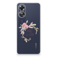 OPPO A17 Telefoonhoesje met Naam Boho Text - thumbnail