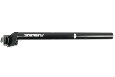Ergotec Patent CNC 350mm 30,6mm Zadelpen - Zwart Ergotec Patent CNC 350mm 30,6mm Zadelpen - Zwart