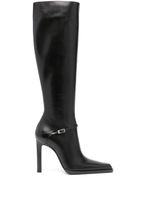 Saint Laurent bottes en cuir 110 mm - Noir - thumbnail