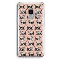 Zwarte poes: Samsung Galaxy S9 Transparant Hoesje Zwarte poes: Samsung Galaxy S9 Transparant Hoesje