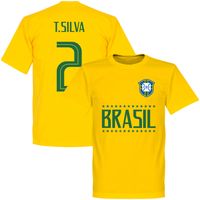 Brazilië T. Silva 2 Team T-Shirt