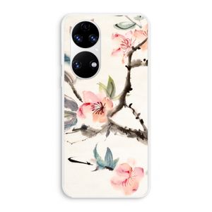 Japanse bloemen: Huawei P50 Transparant Hoesje