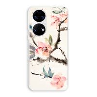 Japanse bloemen: Huawei P50 Transparant Hoesje