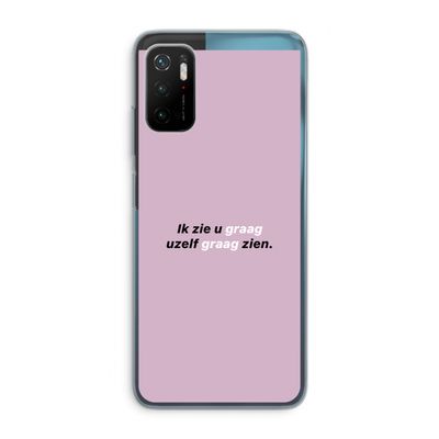 uzelf graag zien: Xiaomi Poco M3 Pro 5G Transparant Hoesje