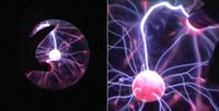 MAX PLB20 plasma bol 20cm - Magisch effect met bliksems - thumbnail