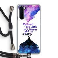 Stars quote: OnePlus Nord Transparant Hoesje met koord