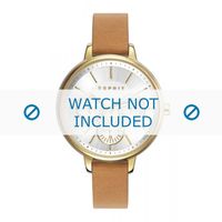 Esprit horlogeband ES108152-004 Leder Lichtbruin