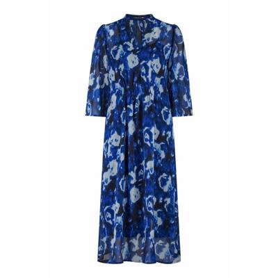 Label Dot - Blauw | Dames | Jurk | Blauw | 38 | regular | Kamst mode
