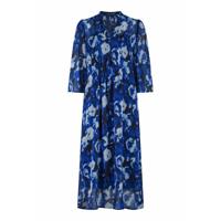 Label Dot - Blauw | Dames | Jurk | Blauw | 46 | regular | Kamst mode