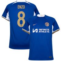 Chelsea Shirt Thuis 2023-2024 + Enzo 8 (Cup Bedrukking)