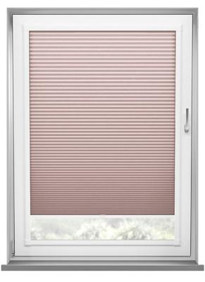 Perfect fit - Verduisterend plisségordijn Lexington roze