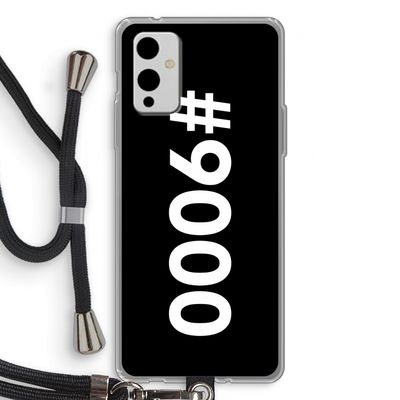 #9000: OnePlus 9 Transparant Hoesje met koord