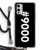 #9000: OnePlus 9 Transparant Hoesje met koord