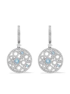 Kiki McDonough boucles d'oreilles en or blanc 18ct Bubbles à ornements - WHITE GOLD