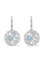 Kiki McDonough boucles d'oreilles en or blanc 18ct Bubbles à ornements - WHITE GOLD