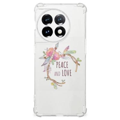 OnePlus 11 Stevig | Bumper Hoesje | Boho Text