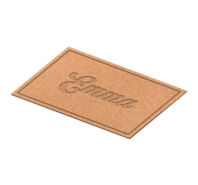 Gepersonaliseerde wijnkork placemat