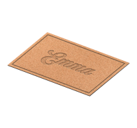 Gepersonaliseerde wijnkork placemat