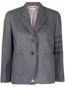 Thom Browne blazer à détail 4 bandes signature - Gris